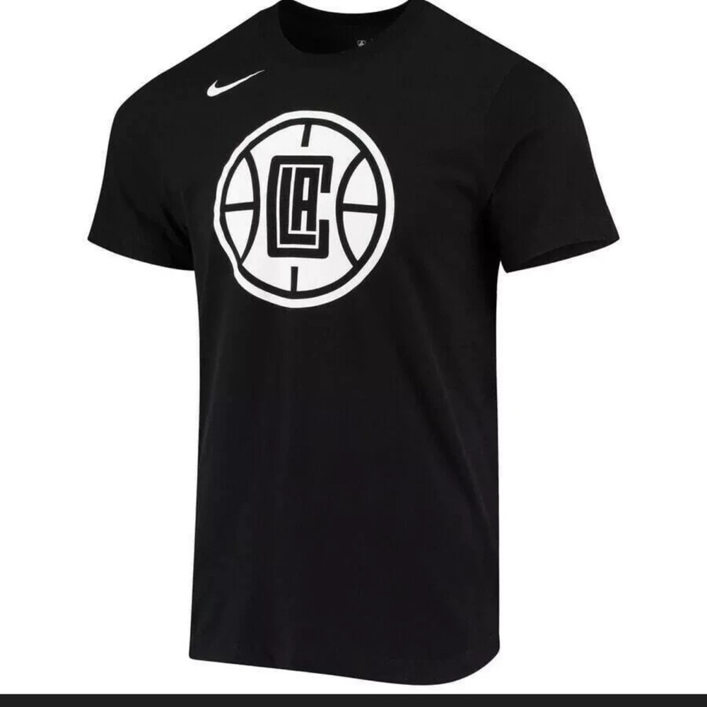 Nike Los Angeles Clippers Black Logo Tee